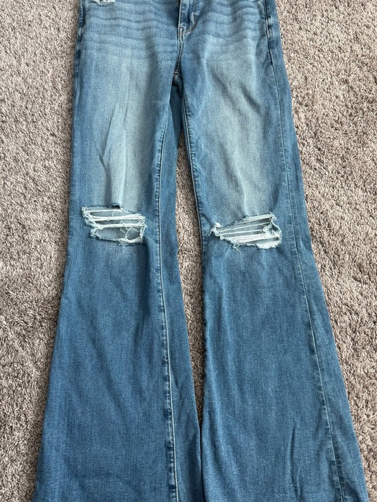 American Eagle Outfitters Denim - American Eagle Outfitters Light Blue Distressed Flare Jeans
